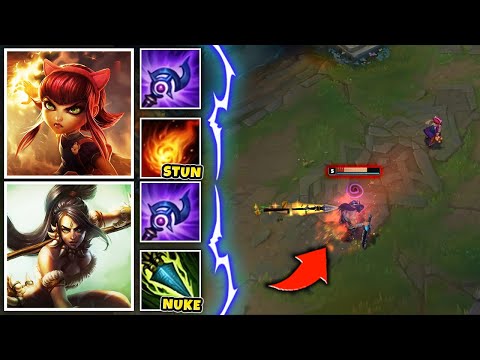 When annie has free stuns for max range nidalee Qs in the bot lane and it's literal free wins