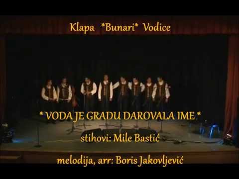 Klapa Bunari Vodice - Voda je gradu Darovala ime