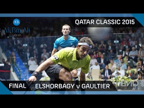 Squash: Qatar Classic 2015 - Men's Final Highlights: Elshorbagy v Gaultier