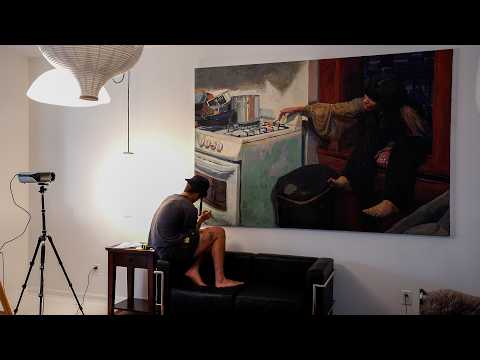 Largest Oil Painting I Have ever made : Full Process