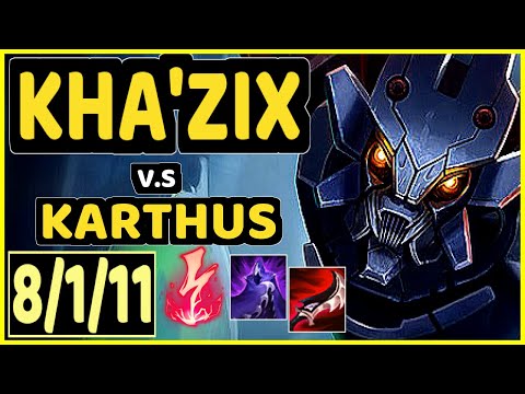 ALBETRAYBER (KHA'ZIX) vs KARTHUS - 8/1/11 KDA JUNGLE GAMEPLAY - EUW Ranked MASTER