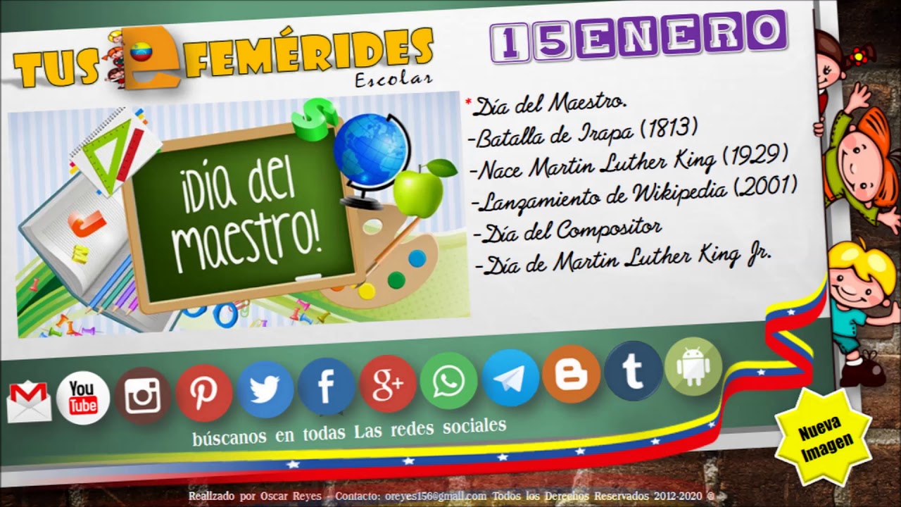 Tus Efemérides Escolar.