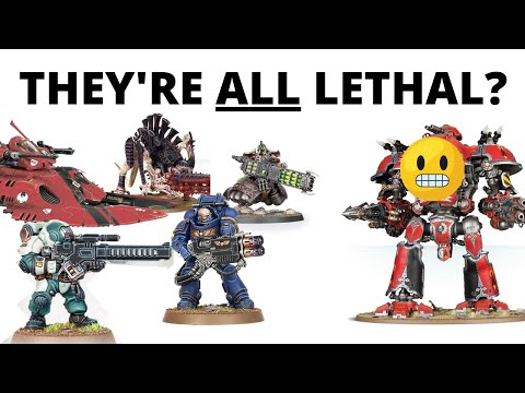 Will EVERY army in 10th Edition  be GREAT at Killing Tanks? Lethal Hits are Everywhere it seems!