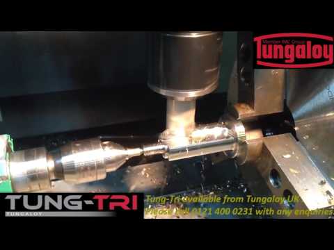 Tungaloy's Tung Tri - High-precision shoulder milling cutter with anti-chatter design