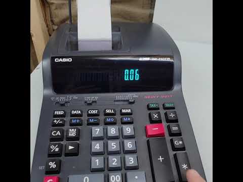 casio adding machine
