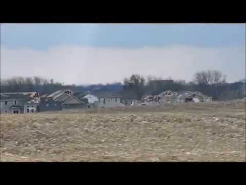 Washington Illinois tornado 11/17/2013  storm chase raw footage