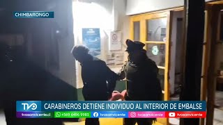 Carabineros de Chimbarongo logra detención de un individuo en el interior del Embalse del sector