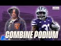 DJ Giddens Answers Questions At The NFL Combine