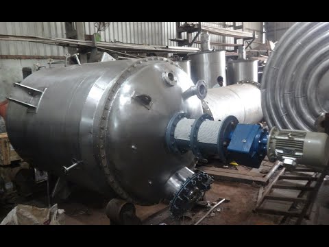 High pressure mixing vessel, for chemical industries