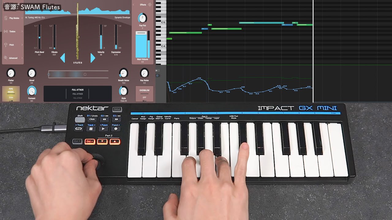 和風で落ち着く笛のメロディ