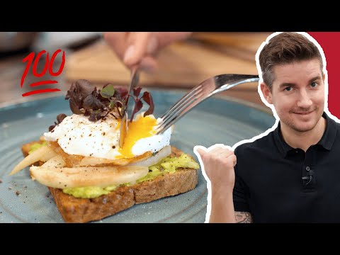 Die perfekte Methode Eier zu pochieren [klappt JEDES Mal]