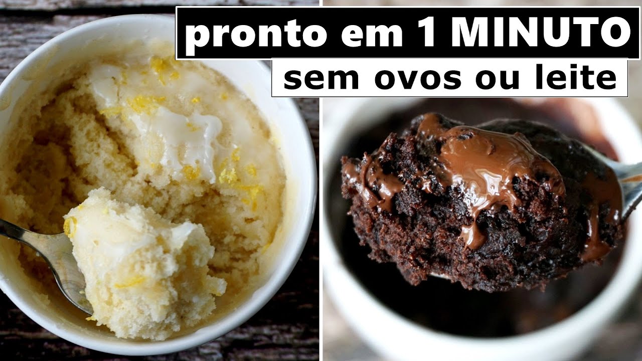 BOLOS DE CANECA FÁCEIS: com dicas sem glúten