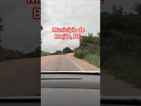 Saída do município Brejão, PE.