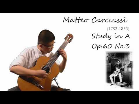 Matteo Carcassi - Study in A Op.60 No. 3