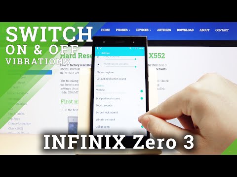 How to Enter Vibration Settings in INIFINIX Zero 3 – Find Vibration Options