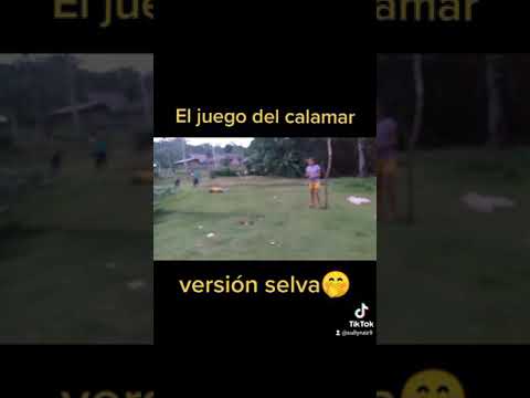 el juego del calamar versión selva 🤭 #selva #tiktok #viral #video