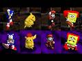 90 Characters Falling In Poison Lava New Death Animations In Super Mario