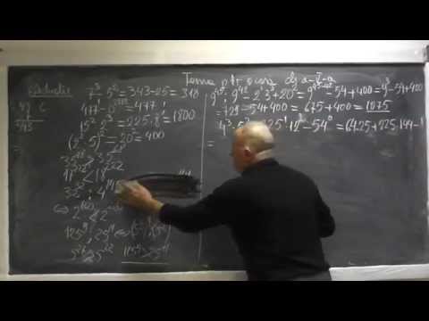 Lectia 692 - Operatii cu putei Factor comun Ultima cifra a unei puteri - Tema Clasa 5