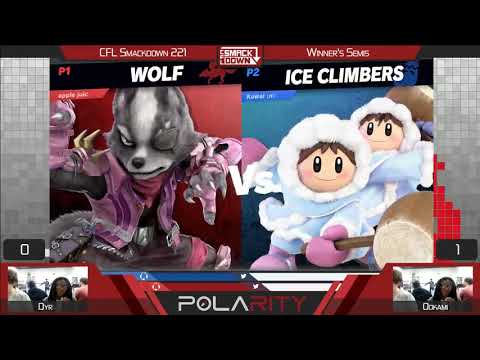 CFL Smackdown Ultimate 221 - Dyr (Wolf) vs Ookami (Ice Climbers) - Winners Semis