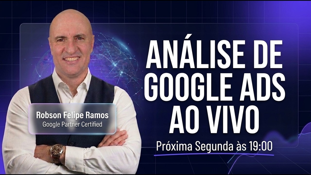Transmissão ao Vivo — Google Ads Não Vende