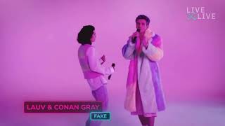 fake - Conan Gray & Lauv performance
