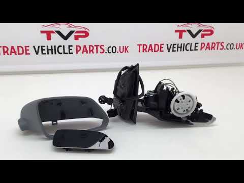 Fits VW Polo 2005-2009 Door Wing Mirror Manual Primed Driver Side video