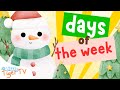 Days Of The Week Deck The Hall Fun Christmas Song For Preschoolers Little Tiger TV