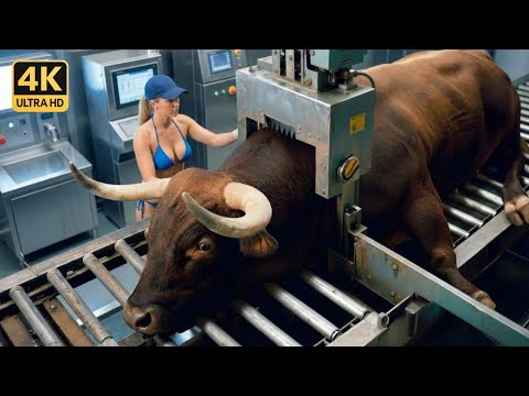 Inside The Bull Meat Industry: From Prime Beef to Luxury Leather (Full Process)