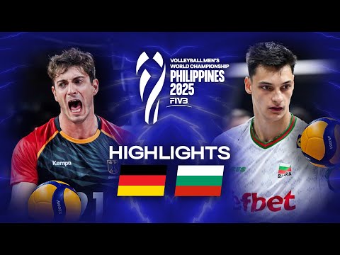 Germany 🇩🇪 vs. Bulgaria 🇧🇬 - Highlights | Men's World Championships 2025