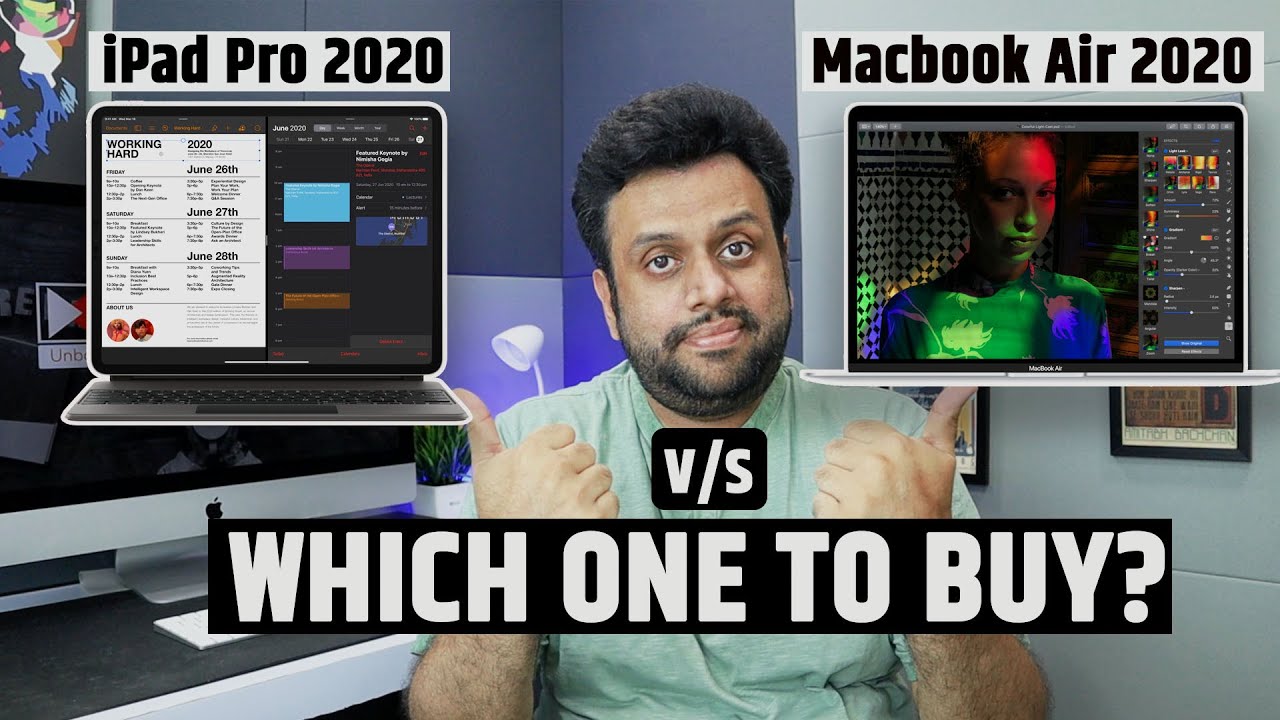 iPad Pro 2020 vs MacBook Air 2020 - New iPad Pro, New MacBook Air comparison in Hindi & India Price