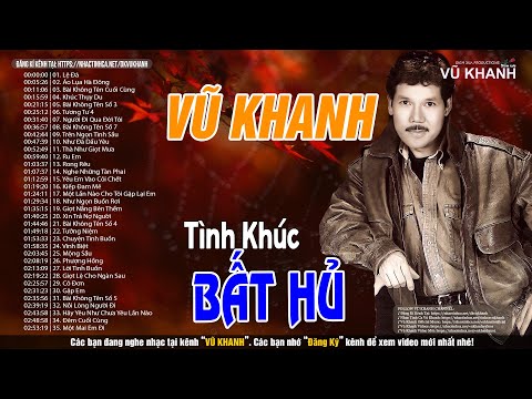 Vũ Khanh Tình Ca Xưa Chọn Lọc Tình Khúc Bất Hủ - LK Lệ Đá, Áo Lụa Hà Đông, Khúc Thụy Du Toàn Bài Hay