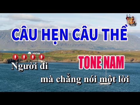 Karaoke Câu Hẹn Câu Thề Tone Nam | Nhạc Sống Nguyễn Linh