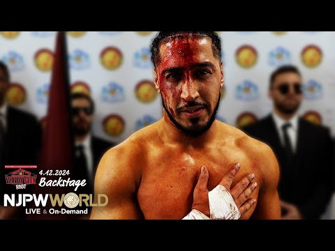 #njriot 5th match Backstage 4/12/24 Backstage