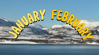 January & February - Through My Norwegian Bedroom Window🇳🇴