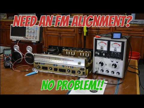 FM Alignment with Sencore SG165 on Pioneer SX-850 | Vintage Audio Repair & Stereo Restoration