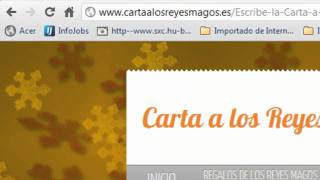 Cómo escribir la carta a los Reyes Magos on line