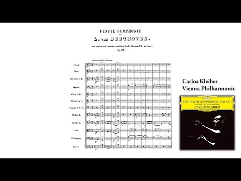 Beethoven: Symphony No. 5 in C minor, Op. 67 [Kleiber & VPO] (with Score)