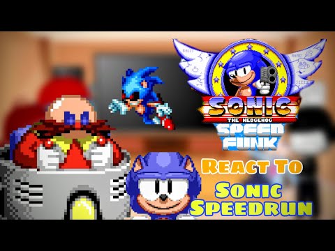 Sonic 1 Speedrun || Fnf React To Sonic SpeedFunk - Vs Eggman (FNF/Sonic the Hedgehog)