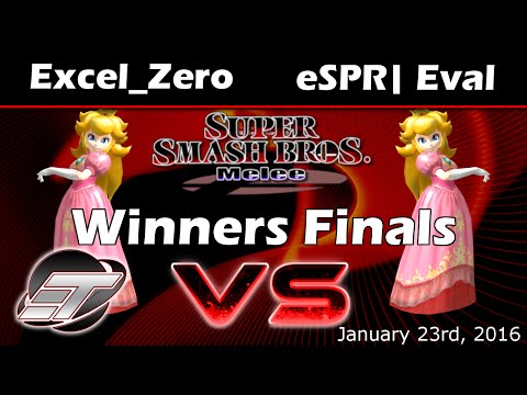 [ET] Melee TOP 6 - WF- Excel_Zero (Peach) VS eSPR| Eval (Peach)