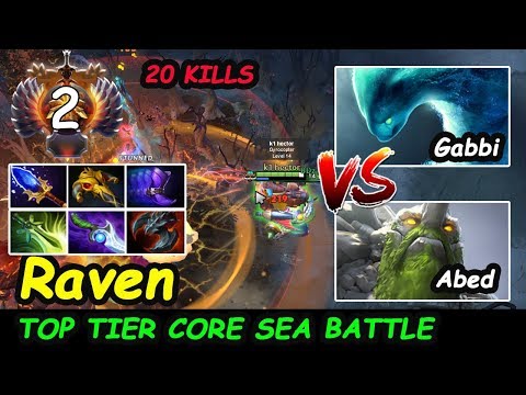 Raven - [Gyrocopter] Carry Road to Top1 vs Gabbi Abed INSANE DAMAGE Dota 2 7.22 pro Gameplay