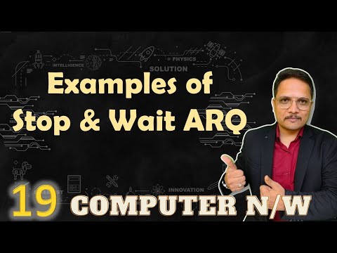 Examples on Stop Wait ARQ in Computer Network