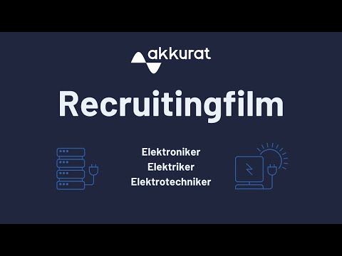 Recruitingfilm Akkurat GSV | Elektroniker | Elektriker | Elektrotechniker m/w/d