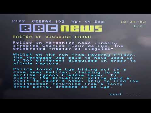 BBC News Ceefax Halifax West Yorkshire Story