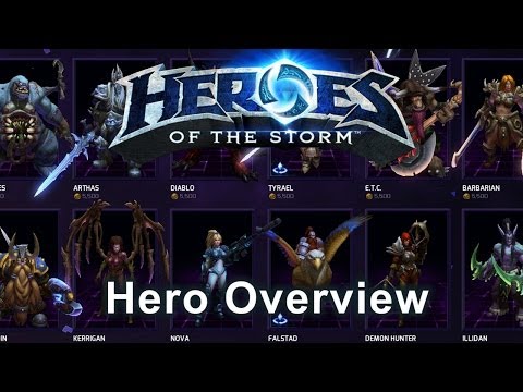 Heroes of the Storm - Hero Overview (Alpha)