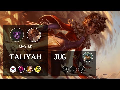 Taliyah Jungle vs Olaf - KR Master Patch 9.17