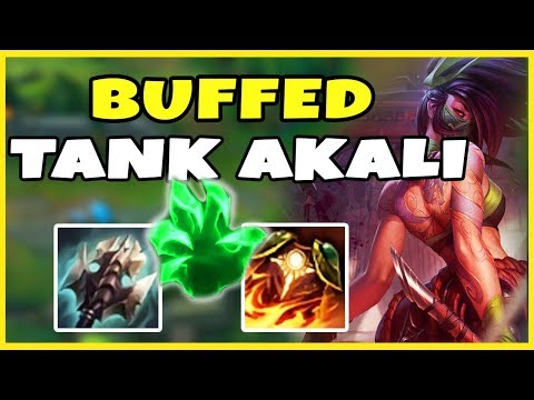 BUFFED TANK AKALI TOP! IS THE KOREAN BUILD BACK?? - League of Legends