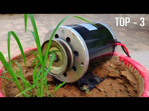 Convert 220v 1000W AC Air Blower to 12v DC Motor Blower Runs on Battery The Professor HINDI