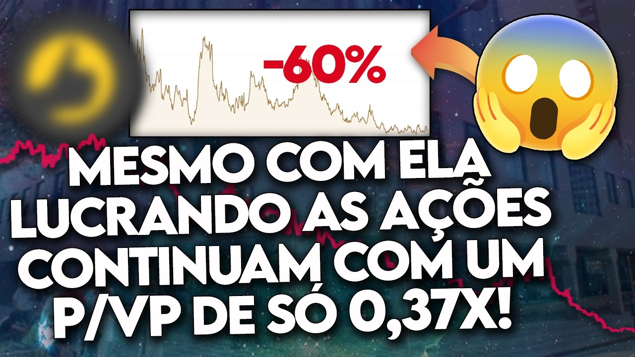 Conheça 5 AÇÕES com o P/VP ABSURDAMENTE BAIXO! (Caíram DEMAIS e não VALEM NADA HOJE!) - TOP 5