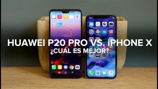 Comparativa: Huawei P20 Pro contra iPhone X