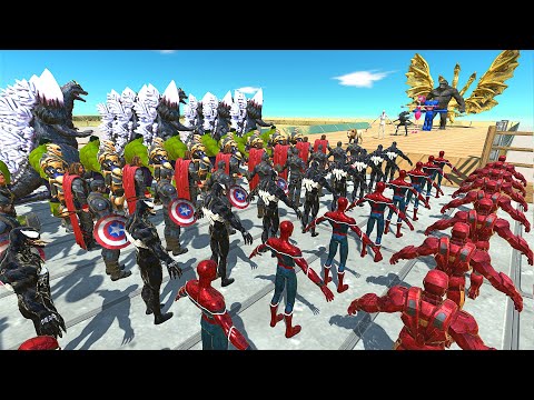 Space Godzilla vs Marvel Championship - Animal Revolt Battle Simulator